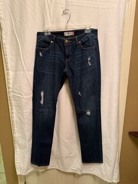 CAbi Dark Blue Jeans with Brass Button